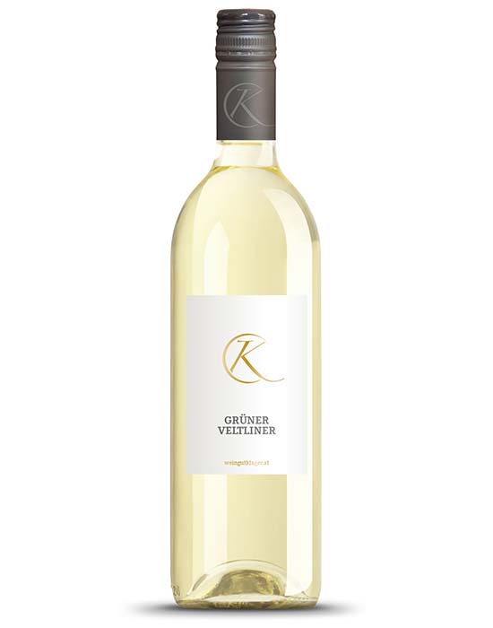 Eine Bouteille Grüner Veltliner