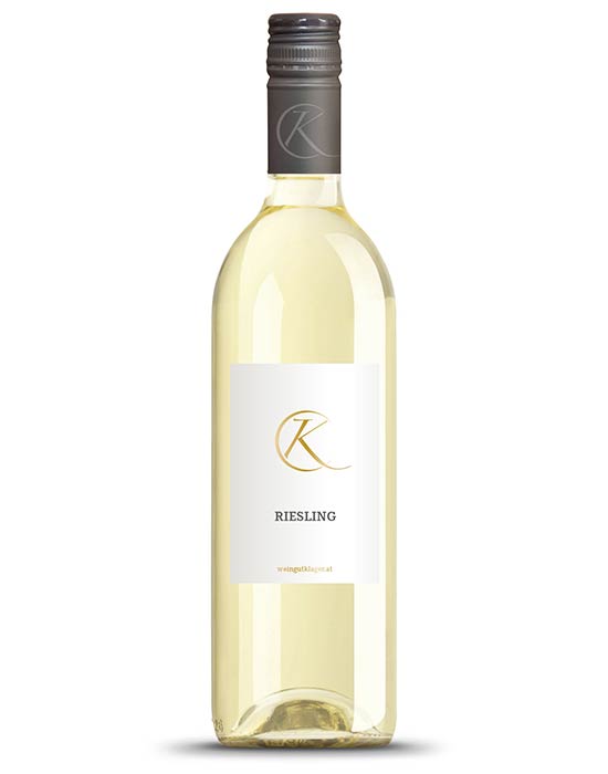 Eine Bouteille Riesling