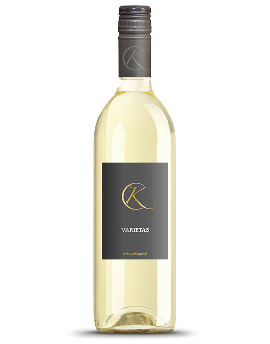 Eine Bouteille Varietas vom Weingut Klager